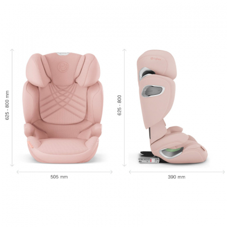 Scaun Auto Cybex Solution T i-Fix Plus Peach Pink [6]