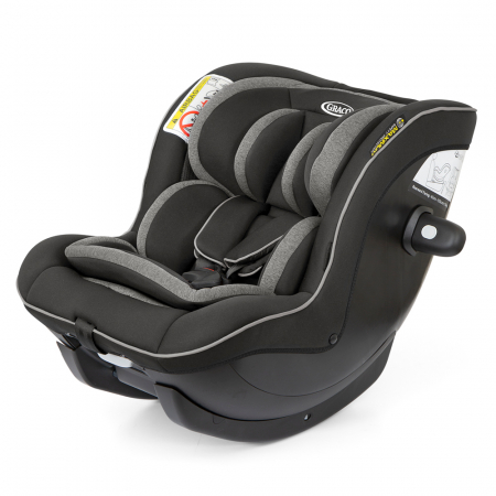 Carucioare si scaune auto - Scaun auto Graco Ascent i-Size exclusiv Rear-Facing Black cu baza Isofix