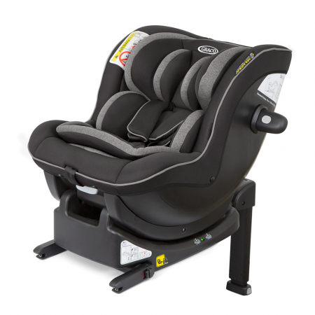 Scaun auto Graco Ascent i-Size exclusiv Rear-Facing Black + Baza Isofix [1]