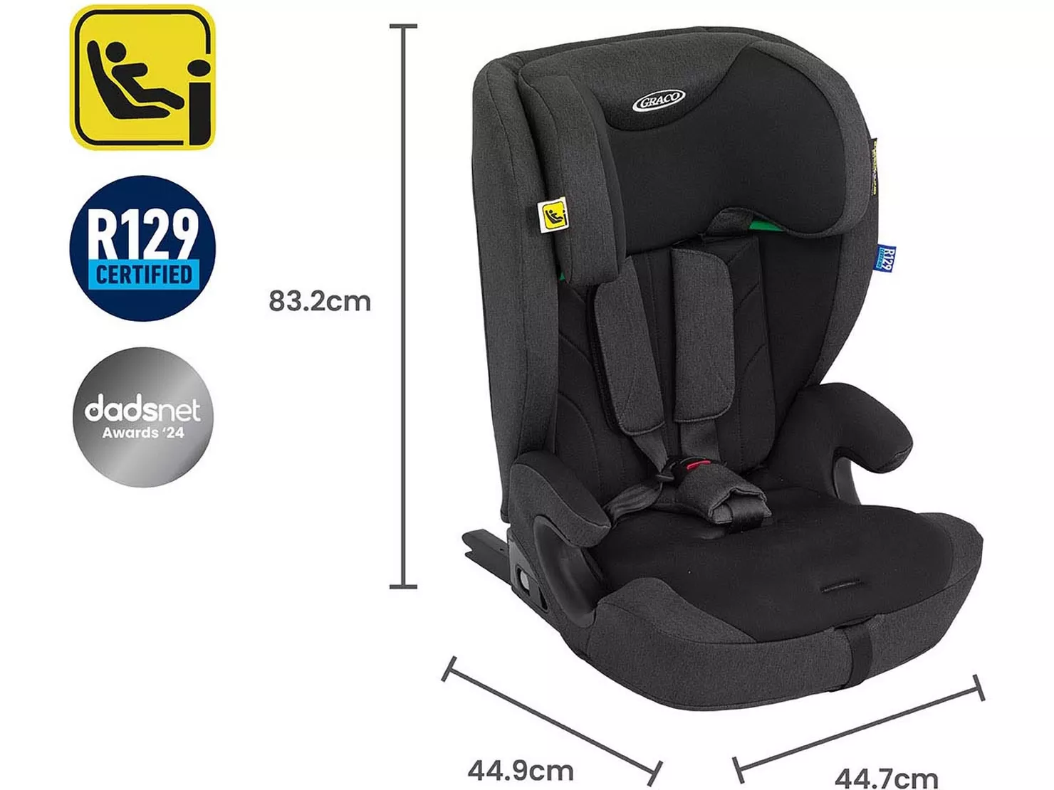 Scaun auto Graco Energi i-Size Midnight [2]