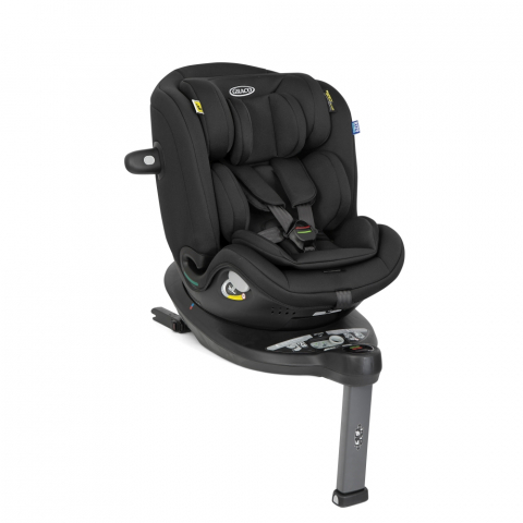 Scaune auto copii - Scaun auto Graco rotativ 360 Turn2Me Grow 0-7 ani I-Size Midnight