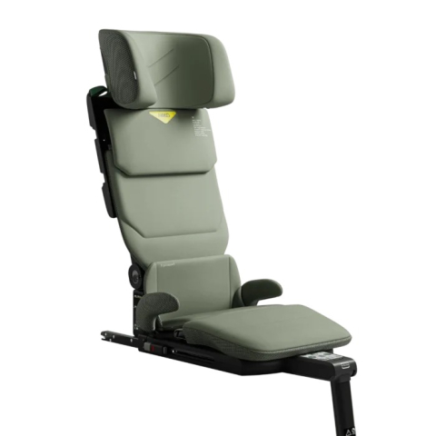 Scaune auto copii - Scaun auto inaltator Axkid UP i-Size 100-150 cm, Nordic Bloom Green