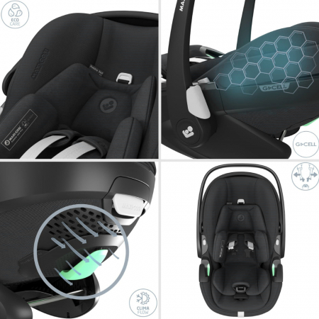 Scoica auto Maxi-Cosi Pebble 360 Pro i-Size Essential Black [6]