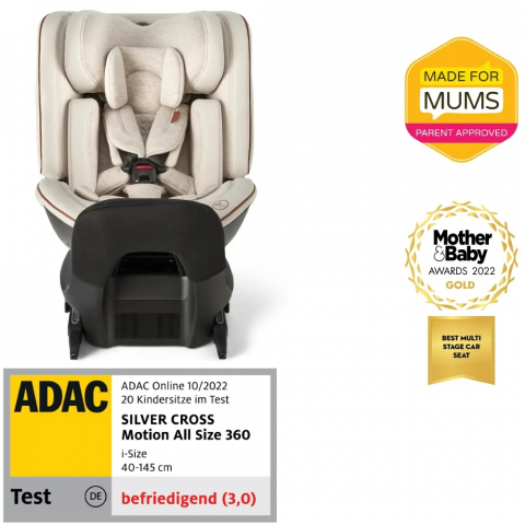 Scaun auto rotativ 360 Silver Cross Motion All Size Almond [7]