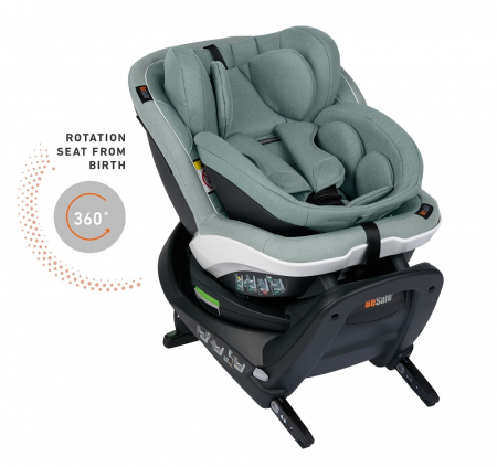 Scaun auto rotativ BeSafe iZi Turn B i-Size Sea Green Melange [1]