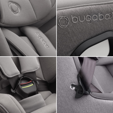 Scaun auto rotativ Bugaboo Owl Grey cu baza Isofix [6]