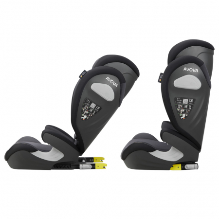 Scaun auto Avova Sora-Fix Grey/Black [2]