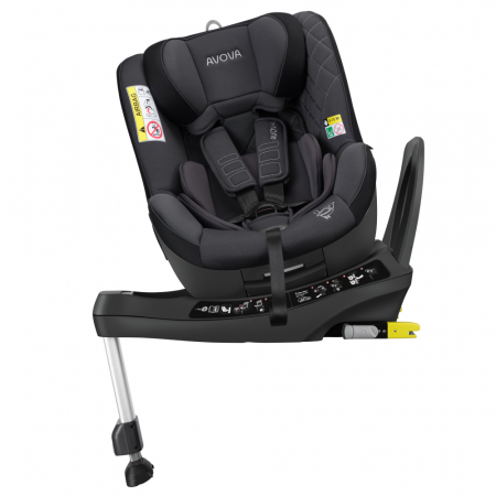 Scaune auto copii - Scaun auto Avova Sperber-Fix 61 Grey/Black-Resigilate