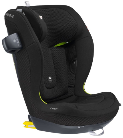 Scaune auto copii - Scaun auto Swandoo Charlie i-Size Bold Black