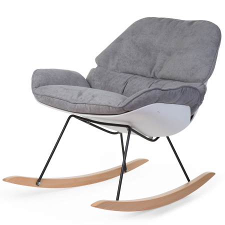 Scaun balansoar Childhome Alb/Gri [3]