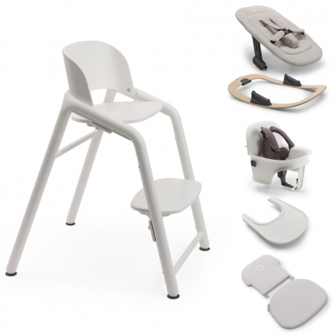 Scaune masa bebe - Scaun Bugaboo Giraffe 6 in 1 White