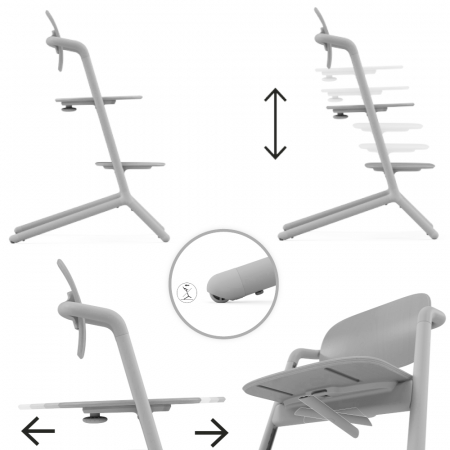 Scaun Cybex LEMO 3 in 1 All White [4]