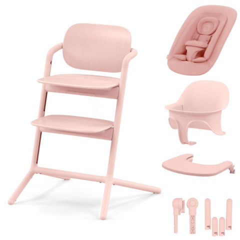 Scaune masa bebe - Scaun Cybex LEMO 4 in 1 Pearl Pink