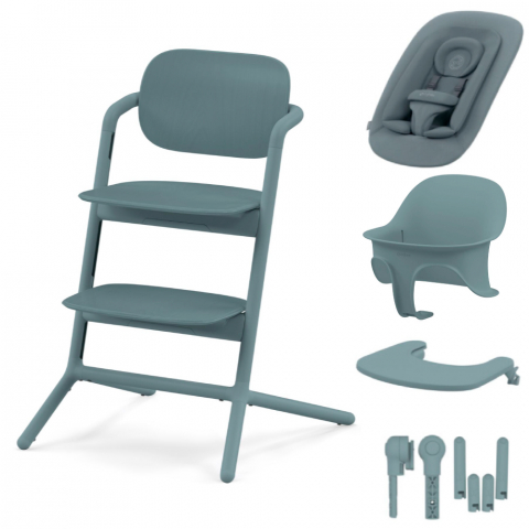 Scaune masa bebe - Scaun Cybex LEMO 4 in 1 Stone Blue