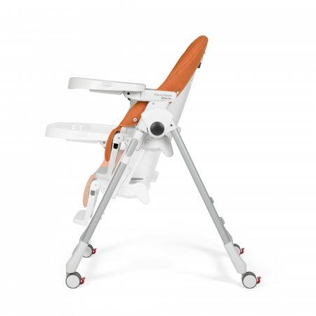 Scaun de masa 2 in 1 Peg Perego Prima Pappa Zero Follow Me, 0-15 Kg, Wonder Orange, Portocaliu [10]