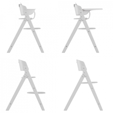 Scaun de masa Cybex Click & Fold 3 in 1 All White [3]