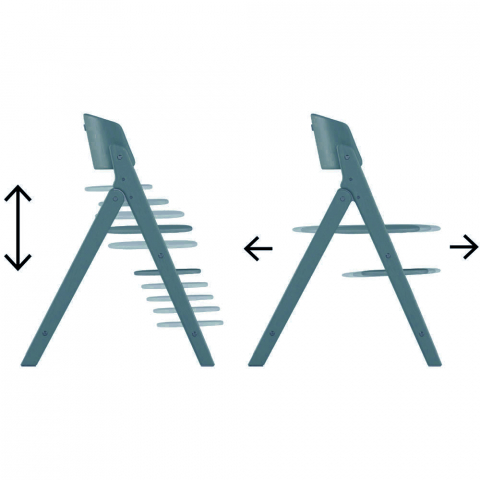 Scaun de masa Cybex Click & Fold Stone Blue [3]