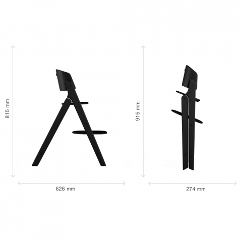 Scaun de masa Cybex Click & Fold Stunning Black [5]