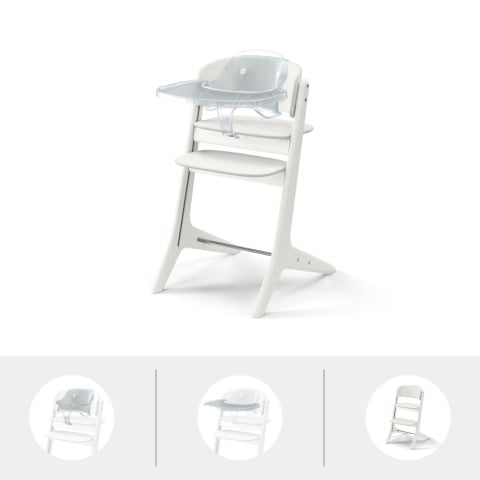 Scaune masa bebe - Scaun de masa Cybex Platinum LEMO 3 in 1 White Wood
