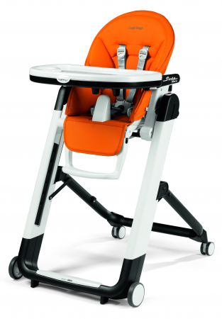 Scaune masa bebe - Scaun De Masa, Peg Perego, Siesta 2 in 1 Follow Me Arancia