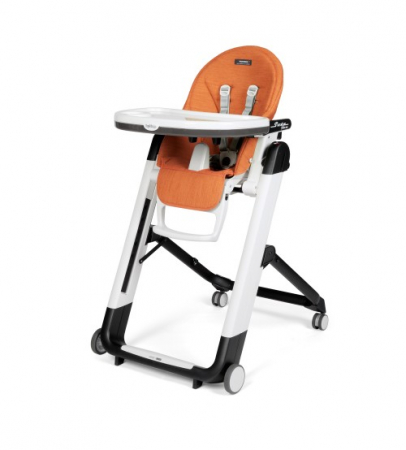 Scaune masa bebe - Scaun de masa 2in1 Peg Perego Siesta Follow Me Wonder Orange