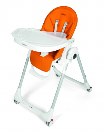 Scaun de masa Prima Pappa Zero, Peg Perego, Follow me, Arancia [5]