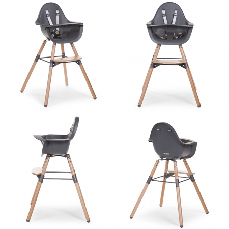Scaun de masa reglabil in inaltime Childhome Evolu 2 Natural/Antracit [1]