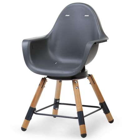 Scaun de masa reglabil in inaltime Childhome Evolu One.80, Natural/Antracit-Resigilat [2]