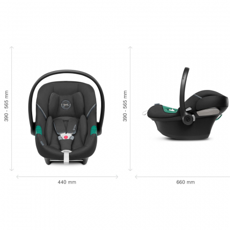 Scoica auto Cybex Aton S2 i-Size Hibiscus Red [3]