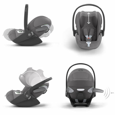 Scoica auto Cybex Cloud T i-Size Plus Mirage Grey [5]
