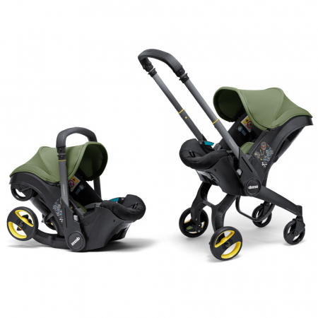 Scaune auto copii - Scoica auto Doona i i-Size Desert Green 2 in 1