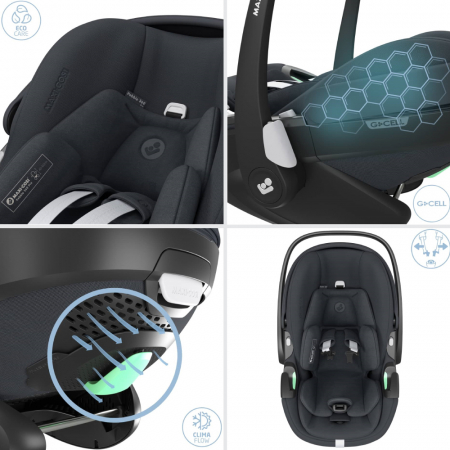 Scoica auto Maxi-Cosi Pebble 360 Pro i-Size Essential Graphite [6]