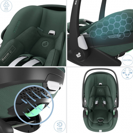 Scoica auto Maxi-Cosi Pebble 360 Pro i-Size Essential Green [6]
