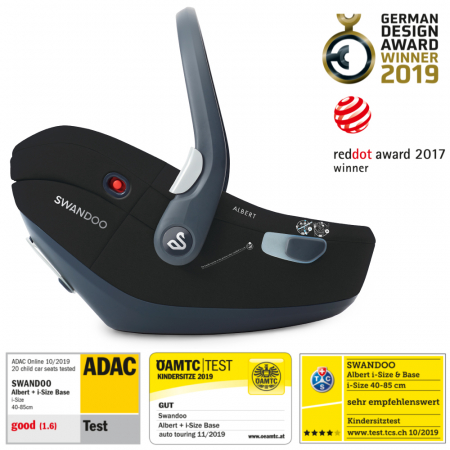 Scoica auto Swandoo Albert i-Size 1.2 Chia Black [2]