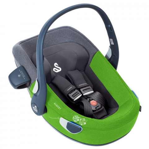 Scaune auto copii - Scoica auto Swandoo Albert i-Size 1.2 Lime/Sesame Grey