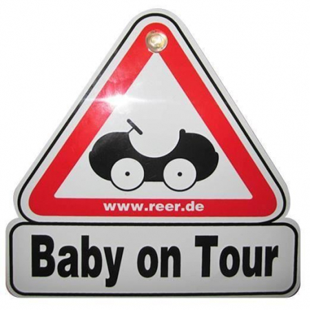 Accesorii transport copii - Semn de masina Baby on Tour REER