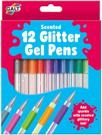 Rechizite - Set 12 pixuri cu gel si sclipici