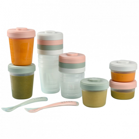 Set 12 recipiente hrana Beaba 2x90 ml, 4x150 ml, 6x250 ml Eucalyptus [2]