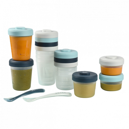 Set 12 recipiente hrana Beaba 2x90 ml, 4x150 ml, 6x250 ml Storm [2]