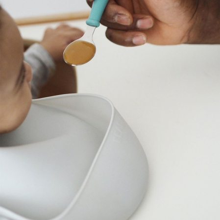 Set 2 Bavete silicon Beaba Airy Green/Light Grey [4]