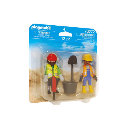 Set 2 Figurine Muncitori In Constructii Playmobil [0]