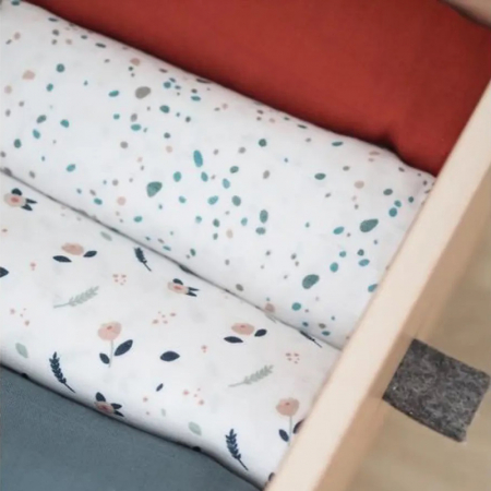 Set 2 Museline Beaba bumbac 120x120 cm Hot Sauce/Terrazzo [1]