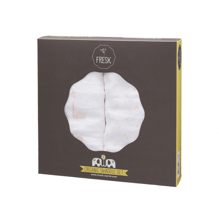 Set 2 paturici muselina Fresk pentru infasat 120x120 cm Swan [1]