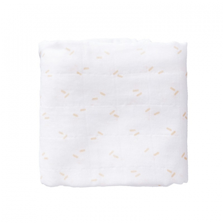 Set 2 paturici muselina Fresk pentru infasat 70x60 cm Swan Pale Peach [3]