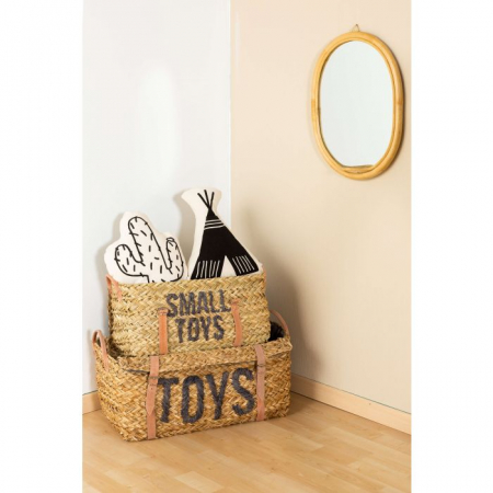 Set 2 cosuri depozitare din ratan Childhome [3]