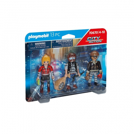 Set 3 Figurine Hoti Playmobil [0]