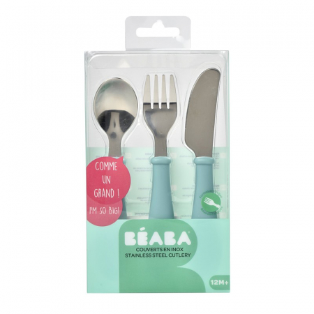 Set 3 tacamuri inox Beaba Airy Green [2]