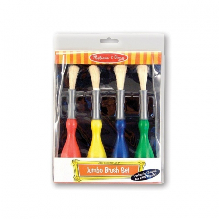 Set 4 pensule jumbo cu maner special Melissa and Doug [1]