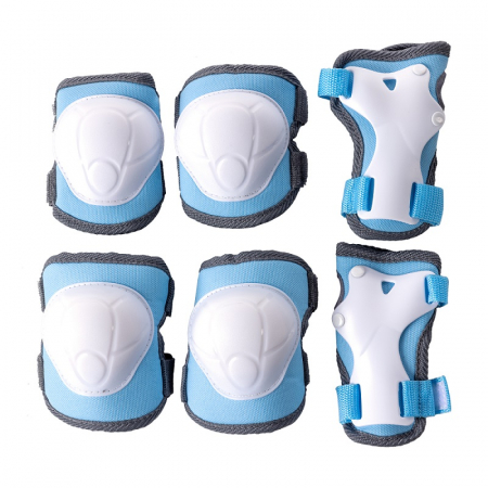 Sporturi Copii - Set 6 protectii sport Yvolution 3-5 ani Blue - Resigilate