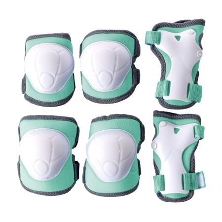 Sporturi Copii - Set 6 protecții sport Yvolution 3-5 ani Green